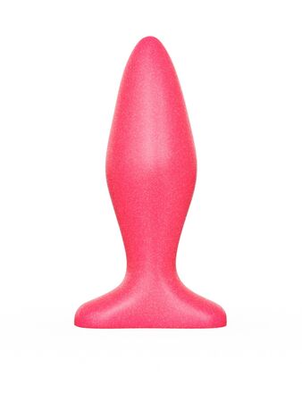 Розовая анальная пробка - 11,5 см.